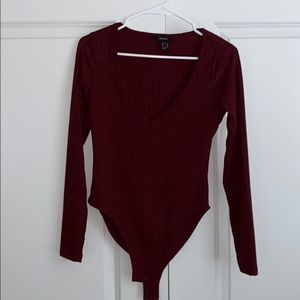 Maroon Body suit